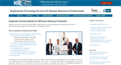 Desktop Screenshot of hremploymentscreening.com