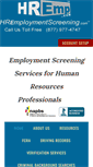 Mobile Screenshot of hremploymentscreening.com